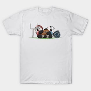 Football Pandas T-Shirt